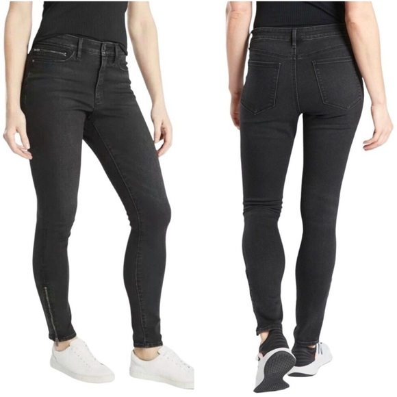 Athleta Sculptek Zip Ultra Skinny High Rise Jeans Size 8 - Picture 1 of 7
